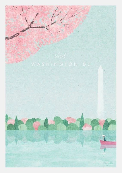 Washington DC PLAKAT